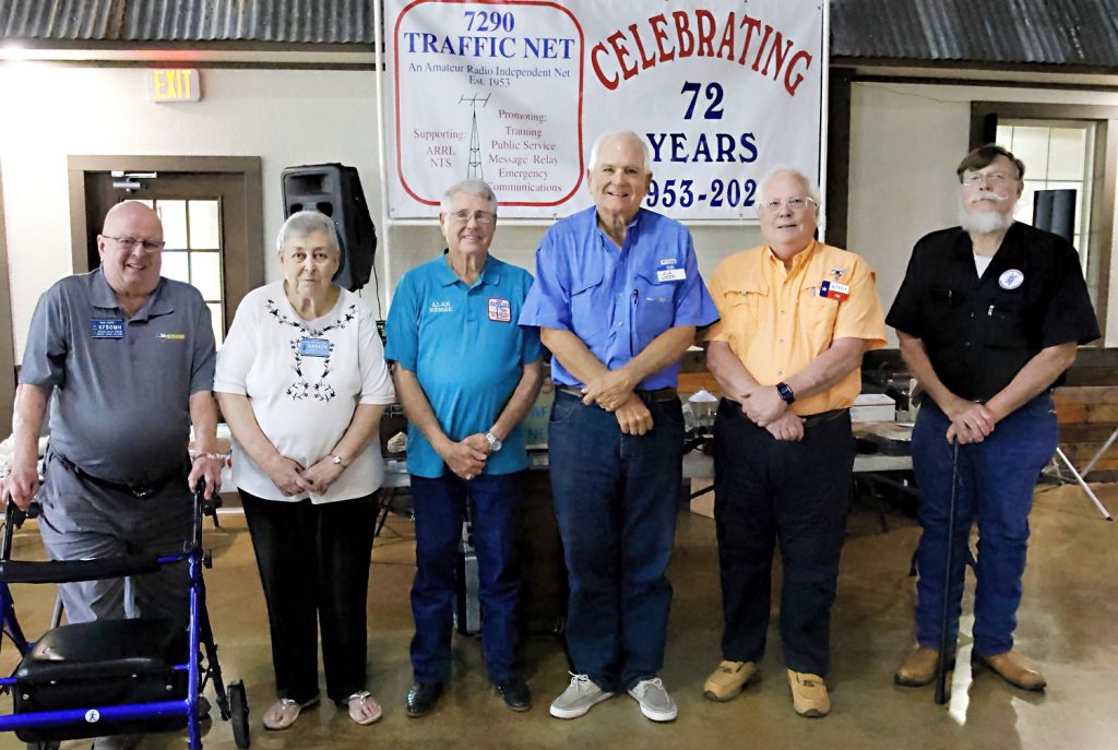 Jo Ann KA5AZK, Alan N5MSE, Jim W5IM, Tim K5TGS, Whit N5QNS Net Controls